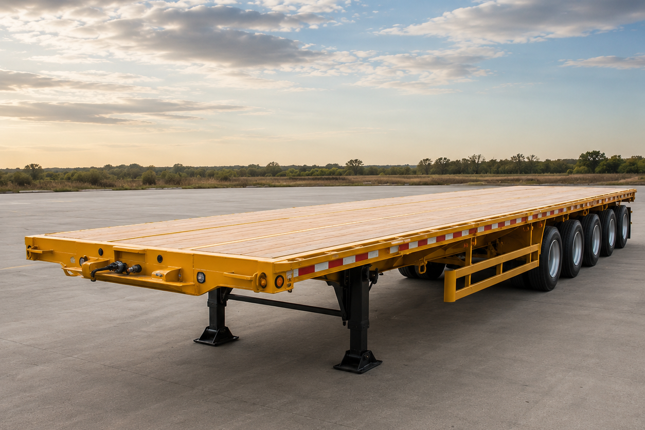 atla power transport flatbed trailer