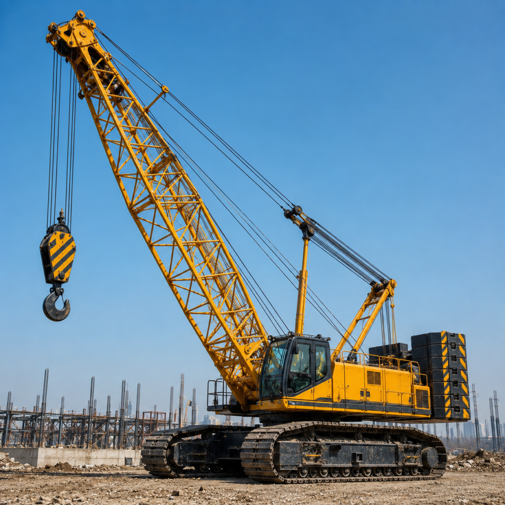 atlas power machinery crawler crane