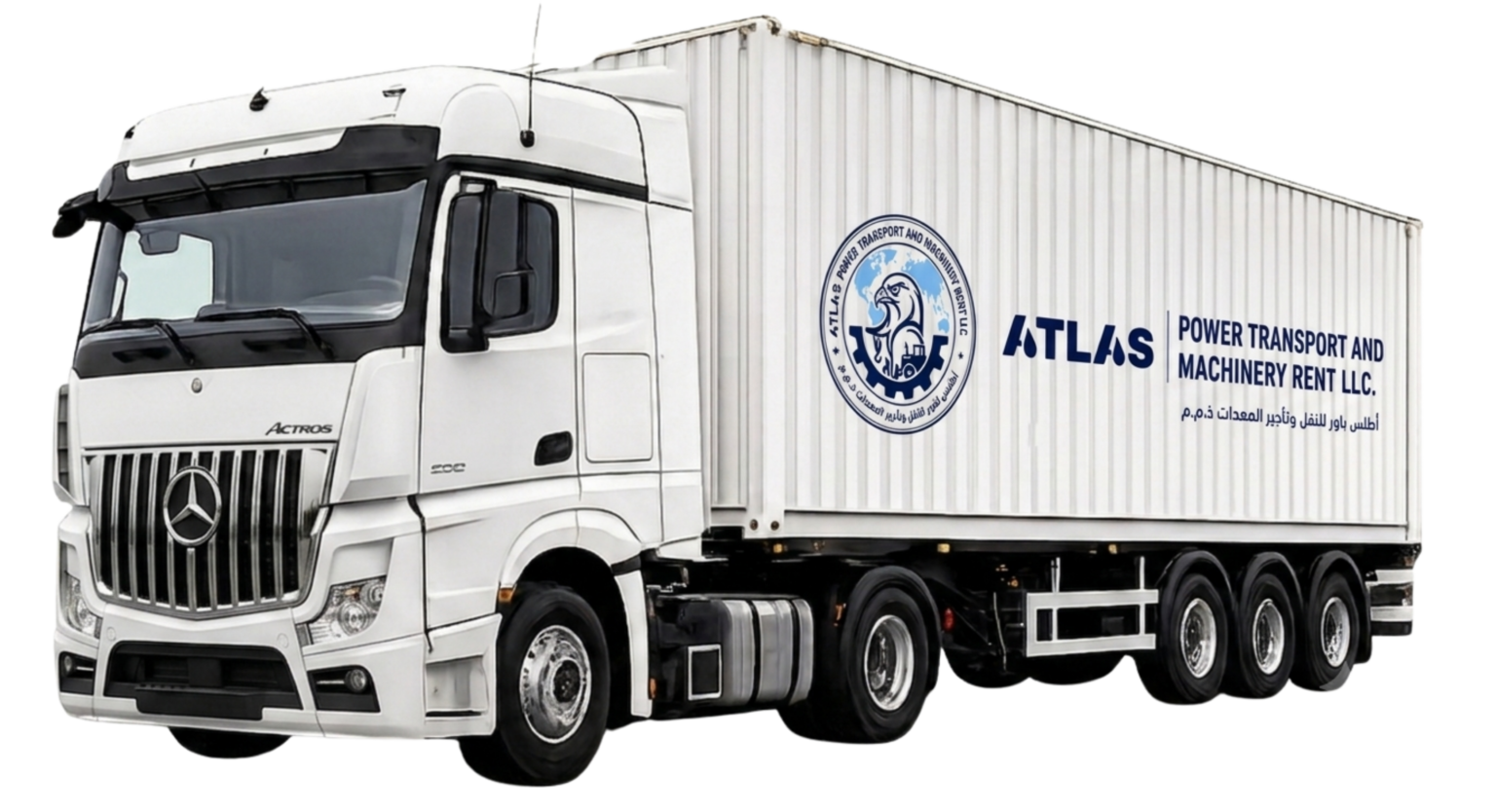 atlas power transport truck