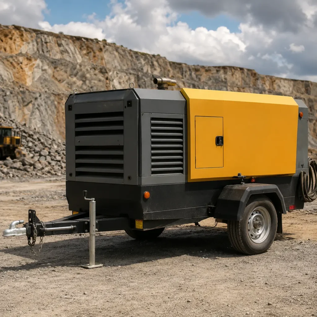 Air compressor rental in the UAE by Atlas Power Transport and Machinery Rent for construction, industrial, mining, oil and gas, and infrastructure projects.