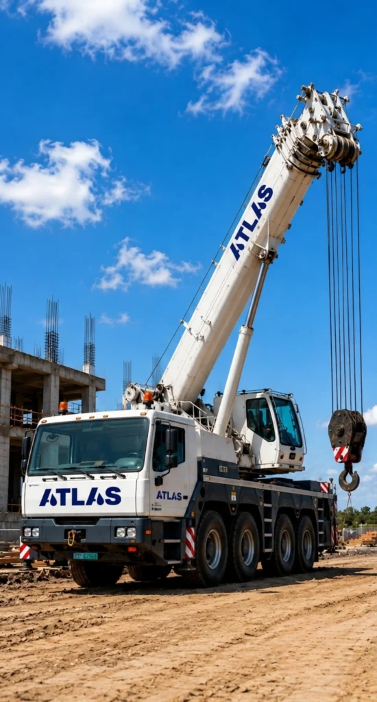atlas power transport crane rental uae