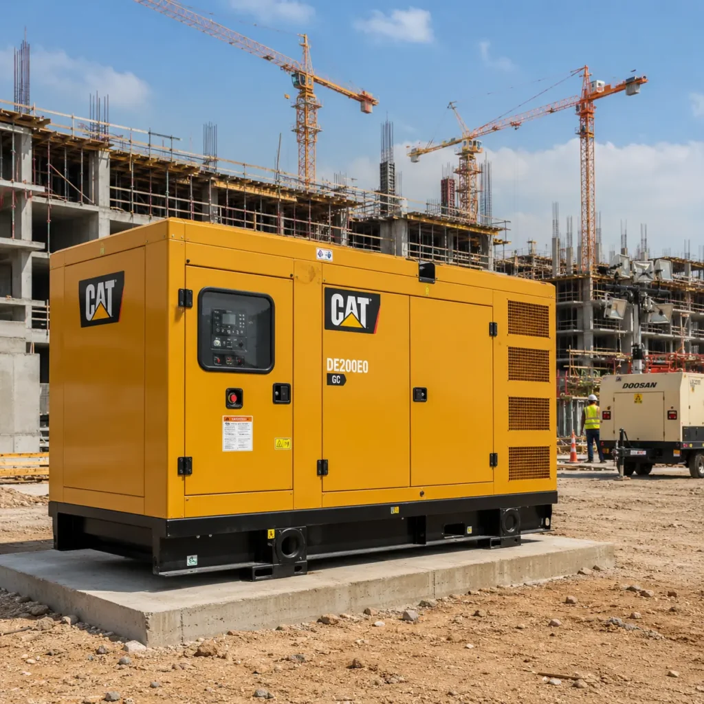 Generator rental in the UAE by Atlas Power Transport and Machinery Rent for construction sites, industrial facilities, events, emergency backup power, and commercial projects.