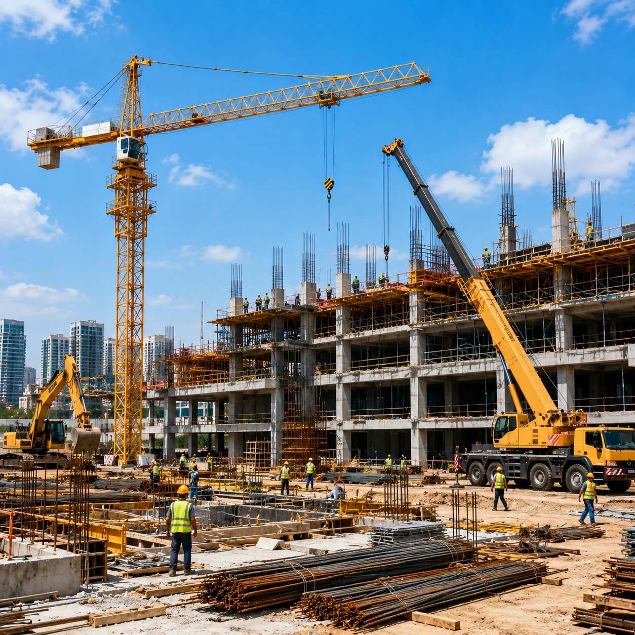 Crane Rental UAE for construction projects