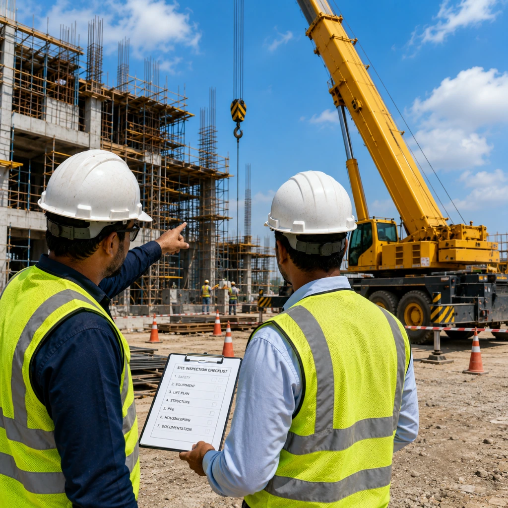 Professional Crane Lifting Process UAE