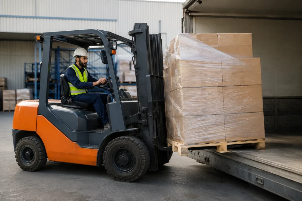 Forklift rental with operator UAE service