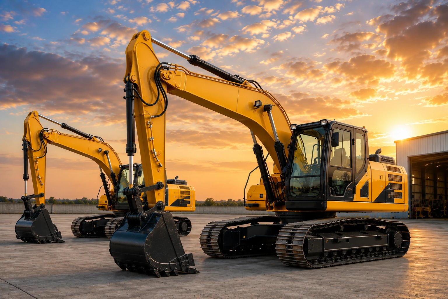 Latest excavator machines available for rental in the UAE, professionally maintained and safety inspected for construction, infrastructure, and industrial projects.