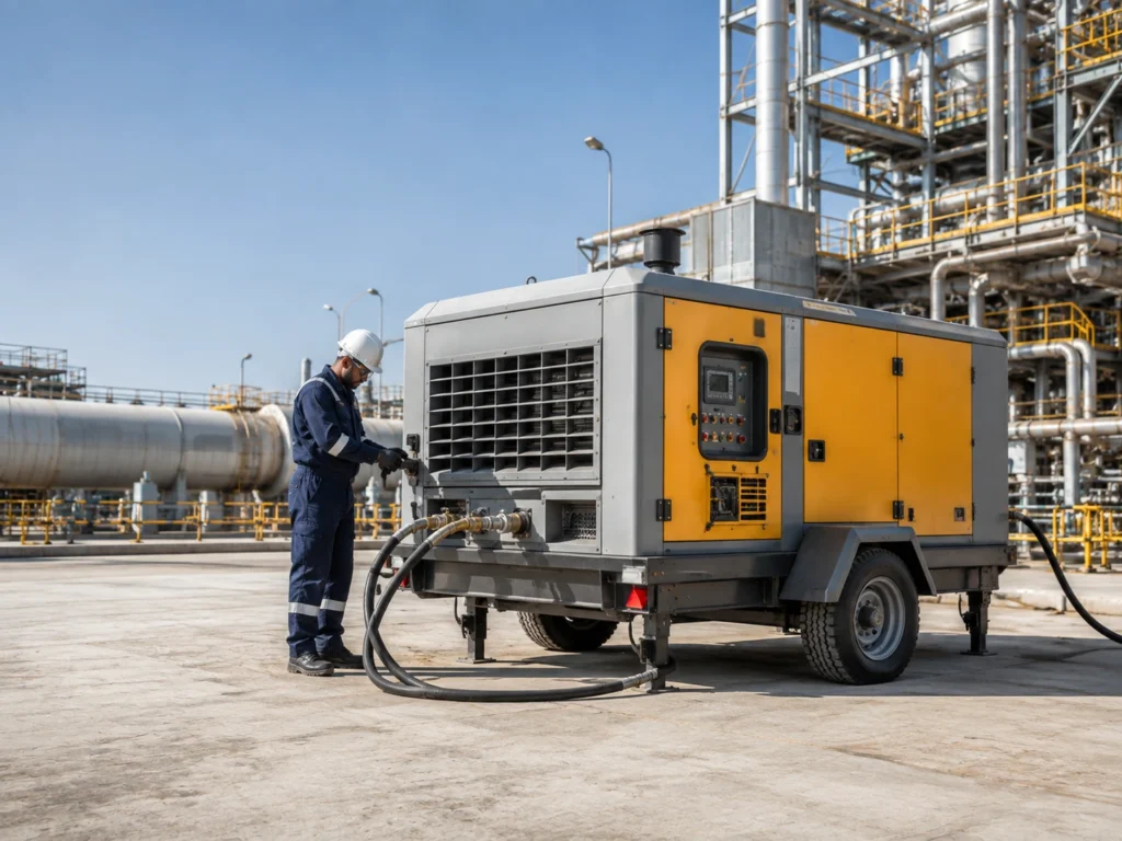 Compressor rental for industrial projects in UAE