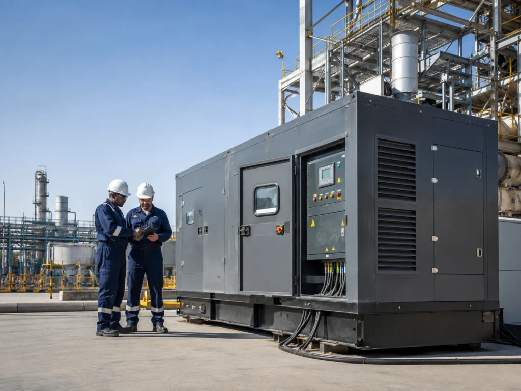 Generator rental for industrial projects in UAE