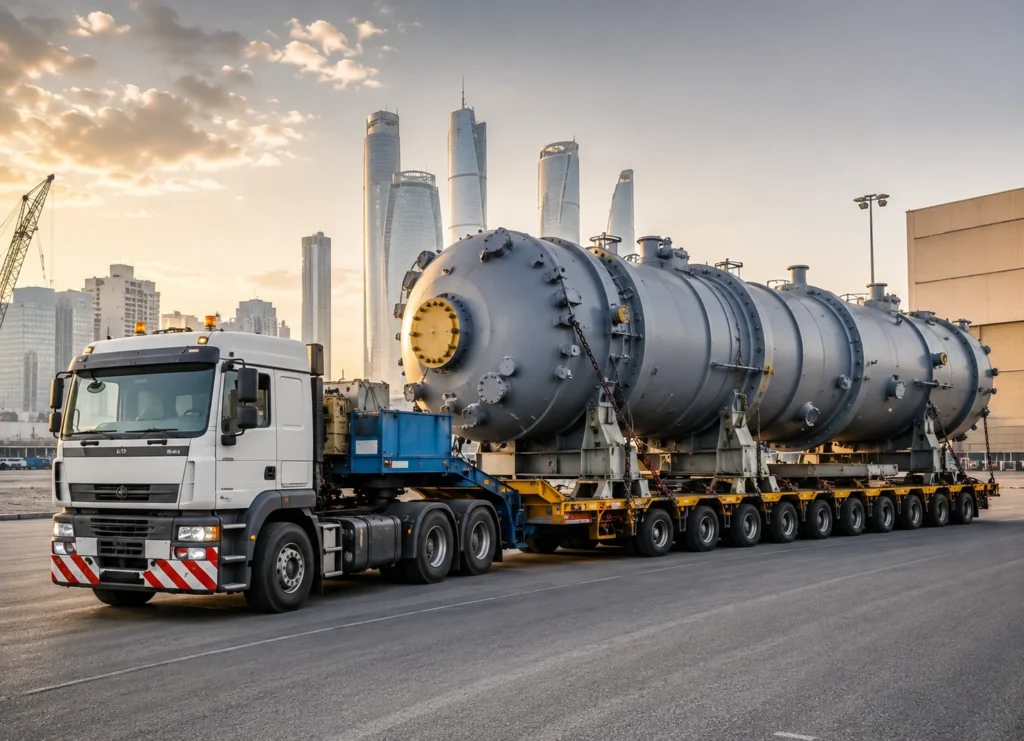 Industrial equipment and project cargo transport in UAE