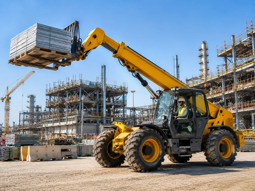 Telehandler rental for project sites in UAE