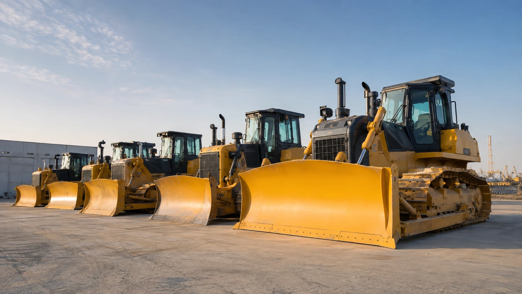 Bulldozer rental fleet in UAE for construction and earthmoving projects