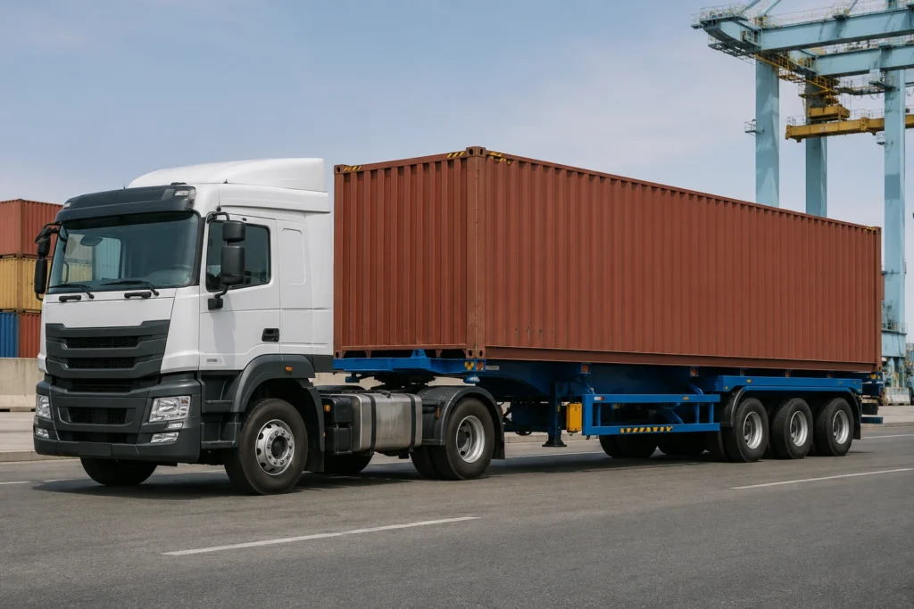 Container trailers and specialized transport equipment in UAE