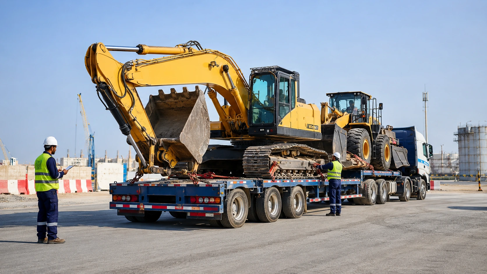 Project logistics and equipment mobilization services in UAE