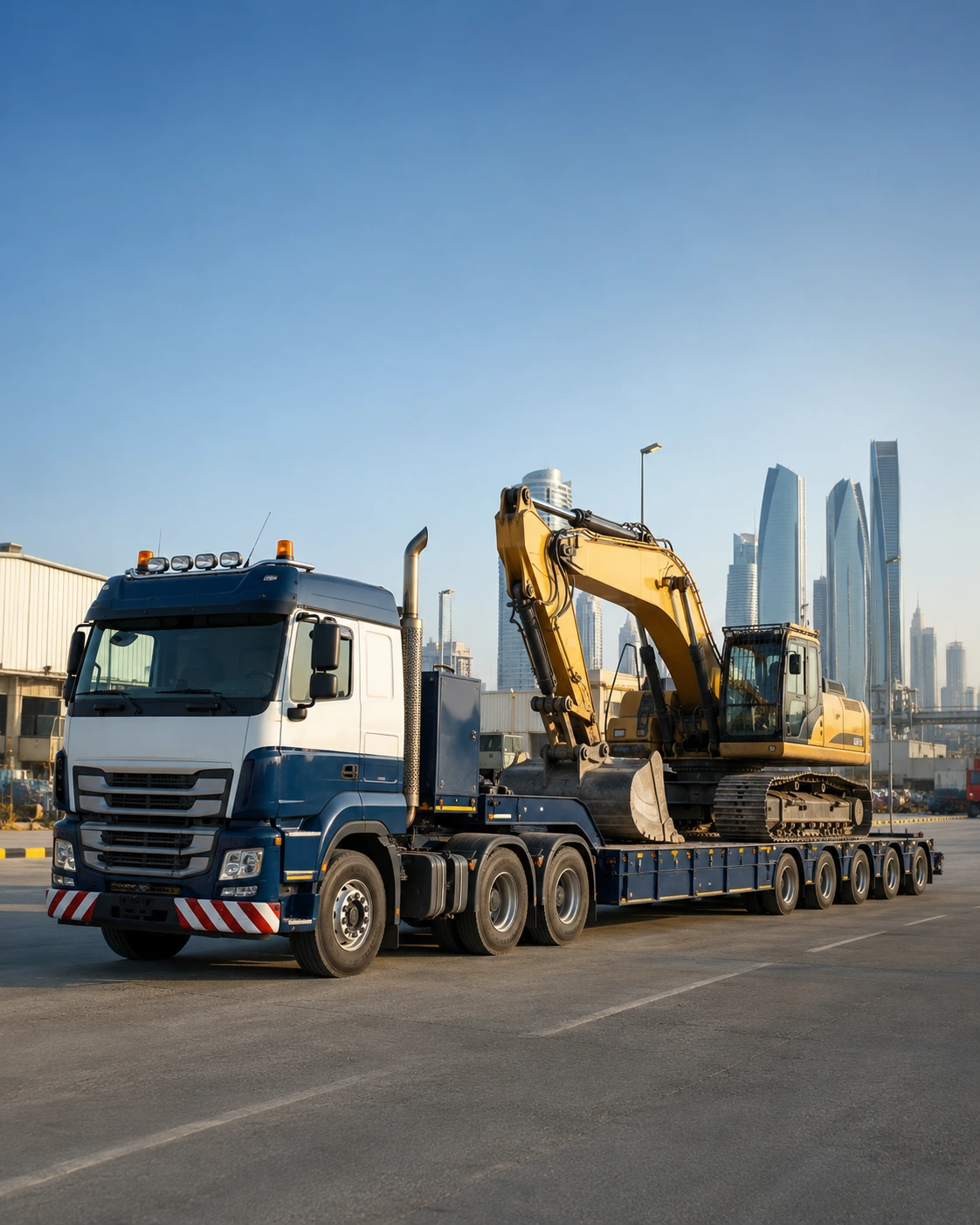 Atlas Power Transport heavy equipment rental in the UAE and regional transport operations