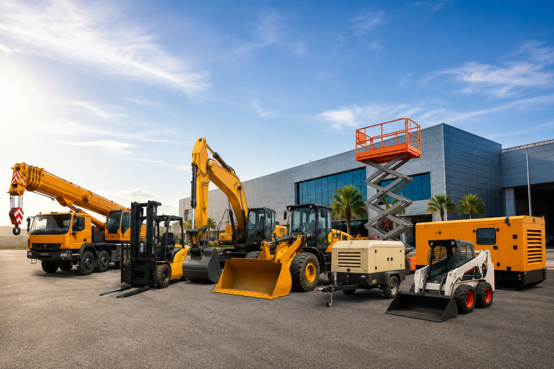 Heavy equipment rental and machinery services across UAE, GCC and MENA - Atlas Power Transport