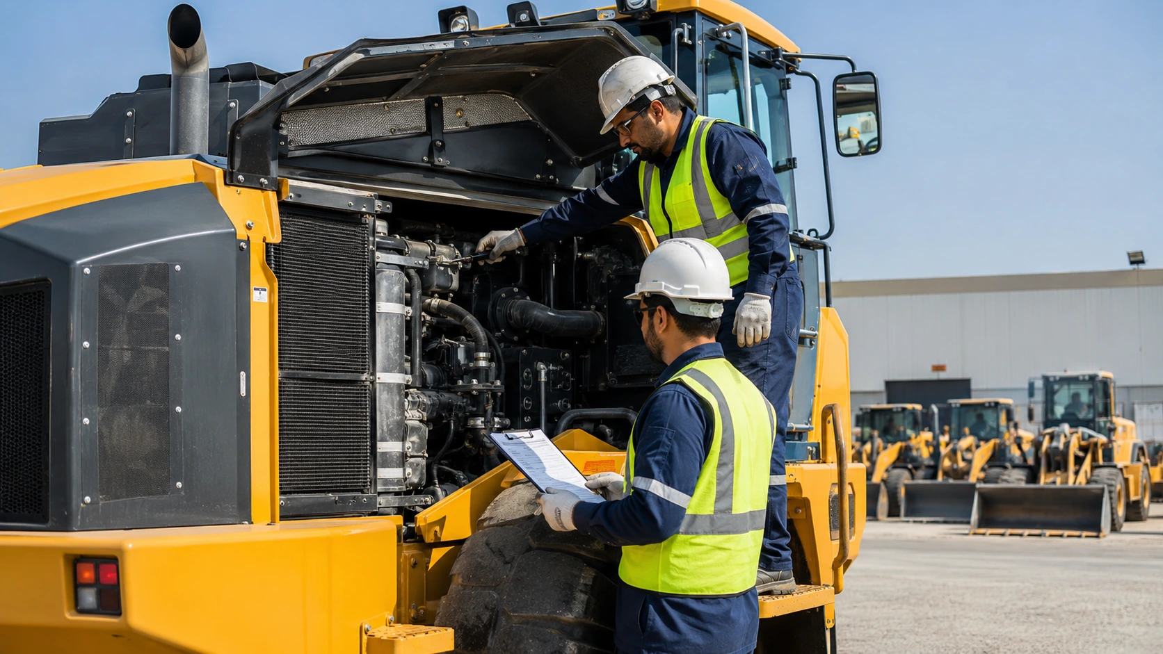Heavy equipment safety and quality operations in the UAE