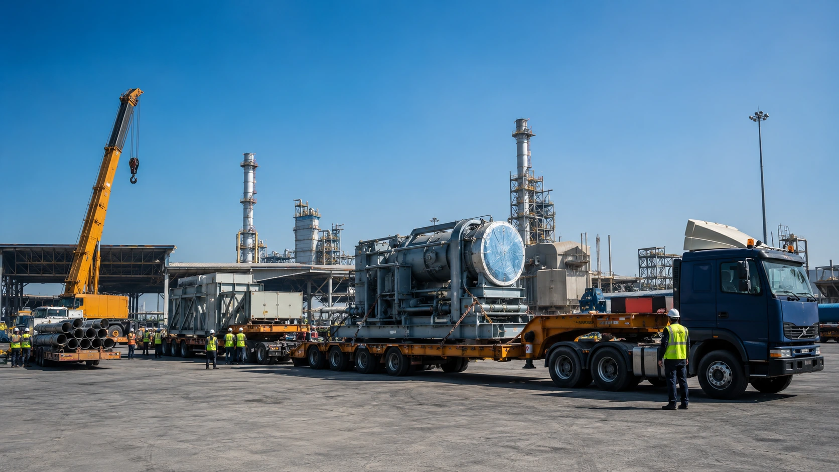 Project logistics and heavy cargo support services in the UAE
